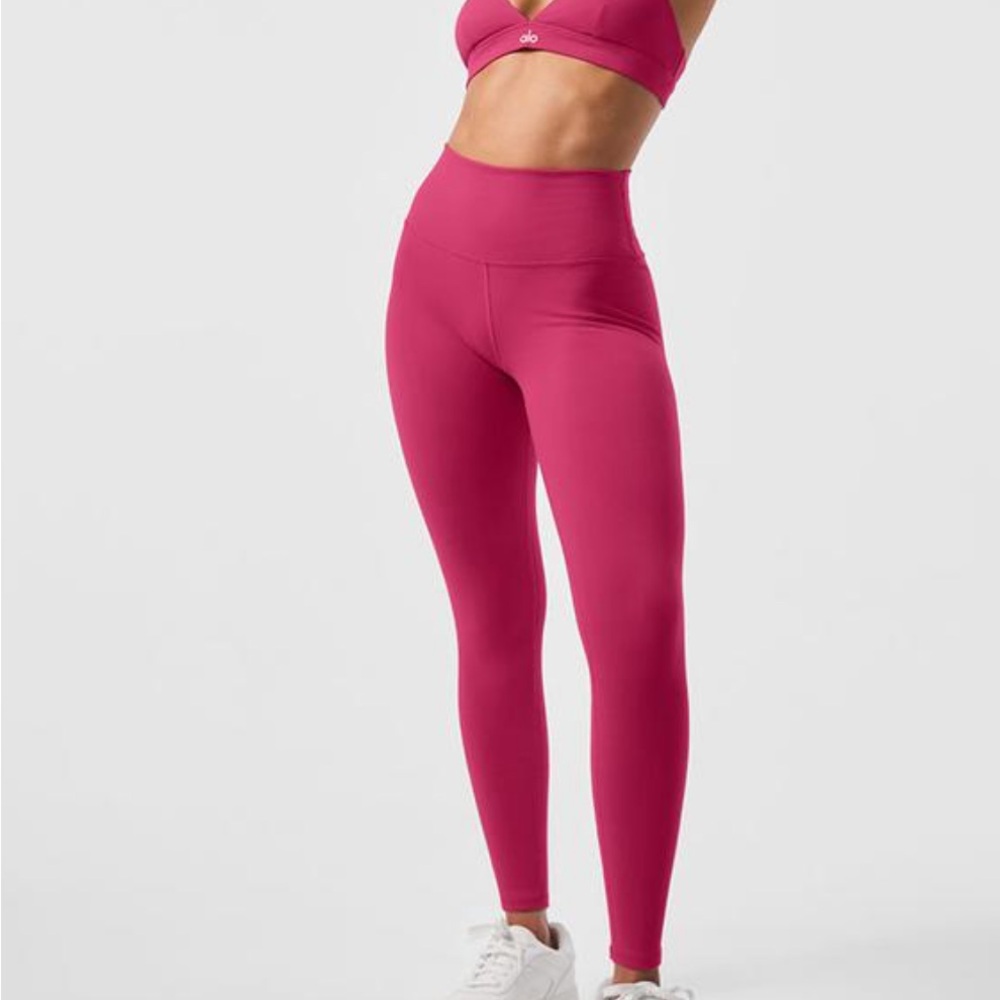 NWT ALO 7/8 High-Waist Airbrush Legging, Pink Summer Crush, size XS - Picture 5 of 7